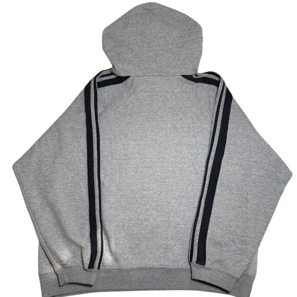 Vintage Adidas Grey Hoodie with Black Touches - Picture 2 of 4